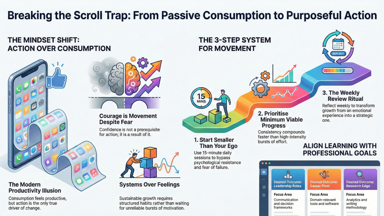 The Scroll Trap: Why We Stay Stuck And How to Move Anyway